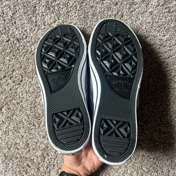 Brand New Converse Light Gray High-Tops - Picture 6 of 7